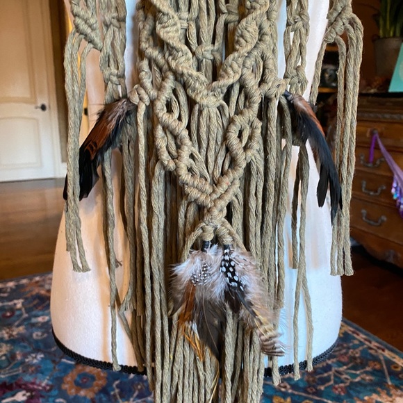 Tribal Handmade Macramé Headpiece - Picture 8 of 16